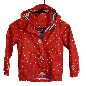 Tchibo Girls Raincoat in Orange‎ Size 5